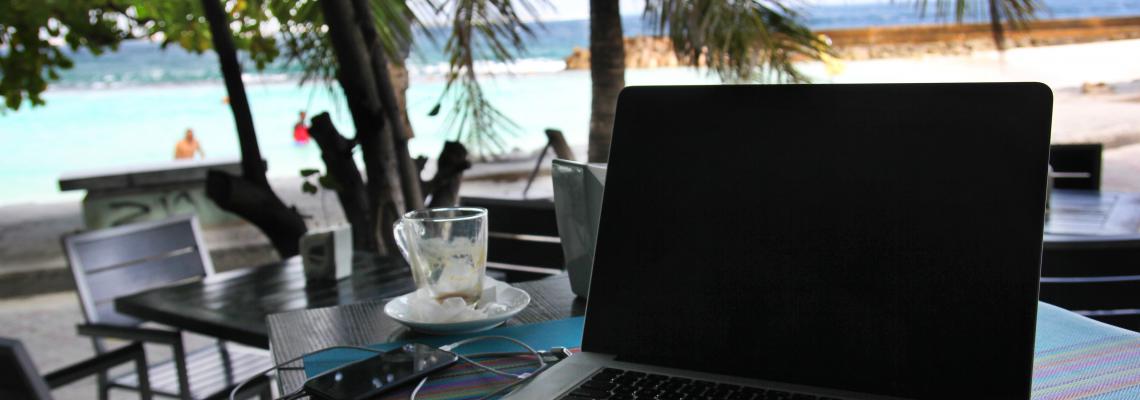 Digital nomad life in the Maldives